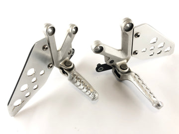 Aprilia RSV 1000 RR Factory [2009] - Driver footrests with holder right and left set