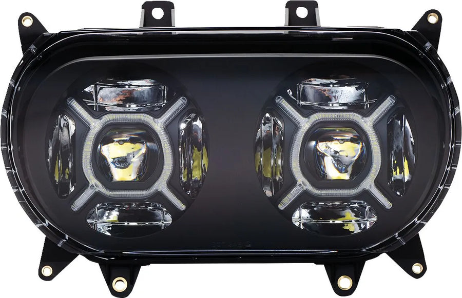 harley davidson fltruse [CUSTOM DYNAMICS] – Double-X LED headlight