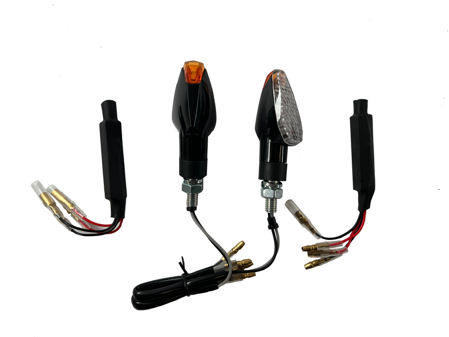 2 LED indicators clear resistors [E-mark] - Kawasaki ER-5 ER-6N