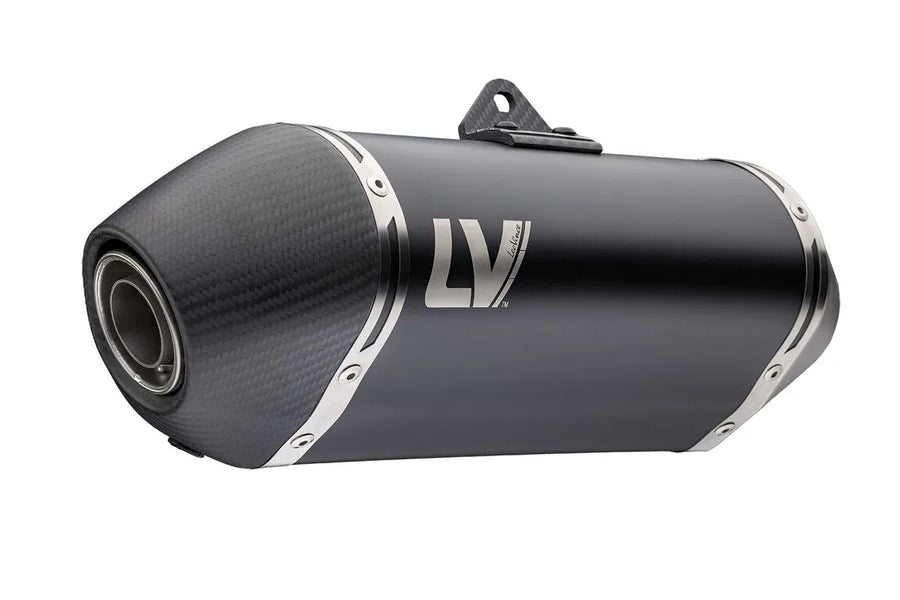 cf moto 450 [LEOVINCE] – LV-14 Black Edition rear silencer
