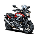 Honda nc 700 [Sweatshirt] - Caricature - Chest Print