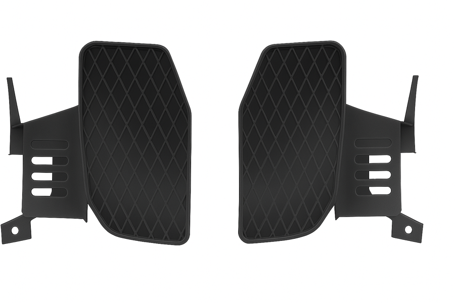 Yamaha XT 350 [3YT / 55V] - Air inlet air guide air scoops - BLACK