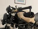 Handlebar end mirrors 2 pieces [E-mark] - Kawasaki Z 125 650 900 H2 RS perspective view