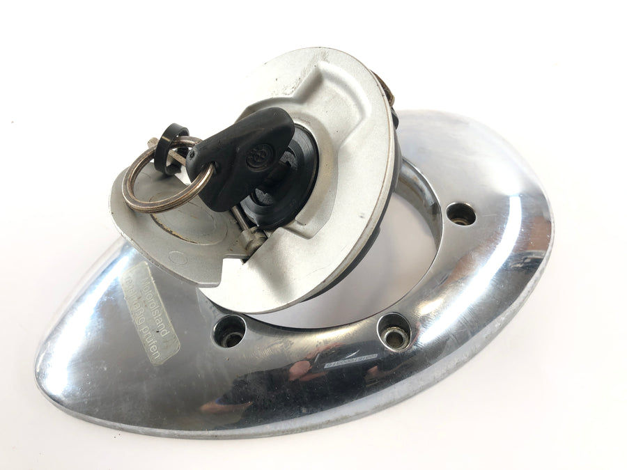 BMW R 1200 C 259C [1998] - Upper fork bridge with lock set and control unit