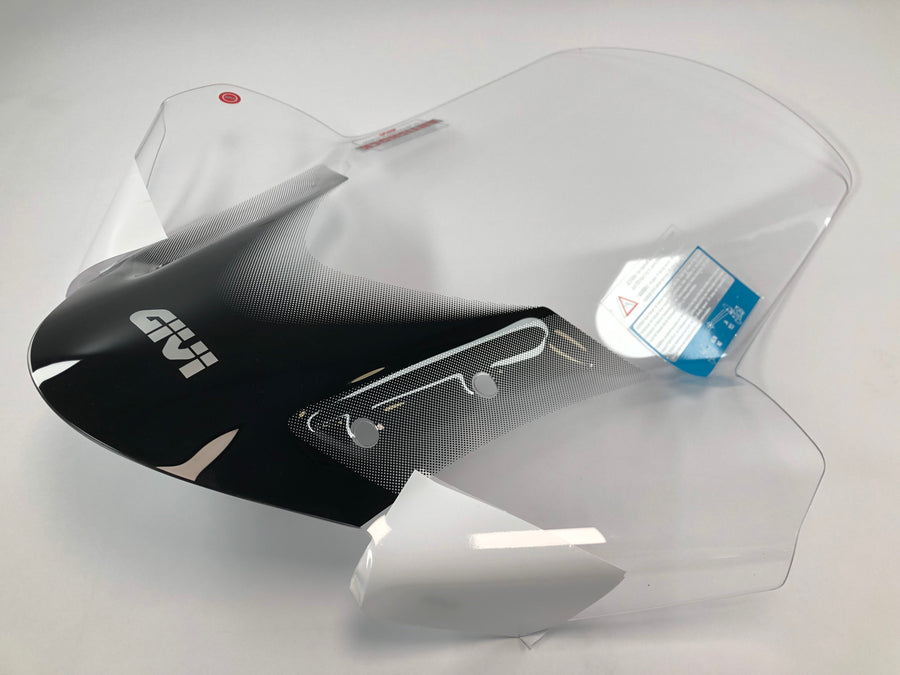 MBK Tryptik 125 (14-17) and Yamaha Tricity 125 155 (14-24) windshield transparent, 690 mm high, 630 mm